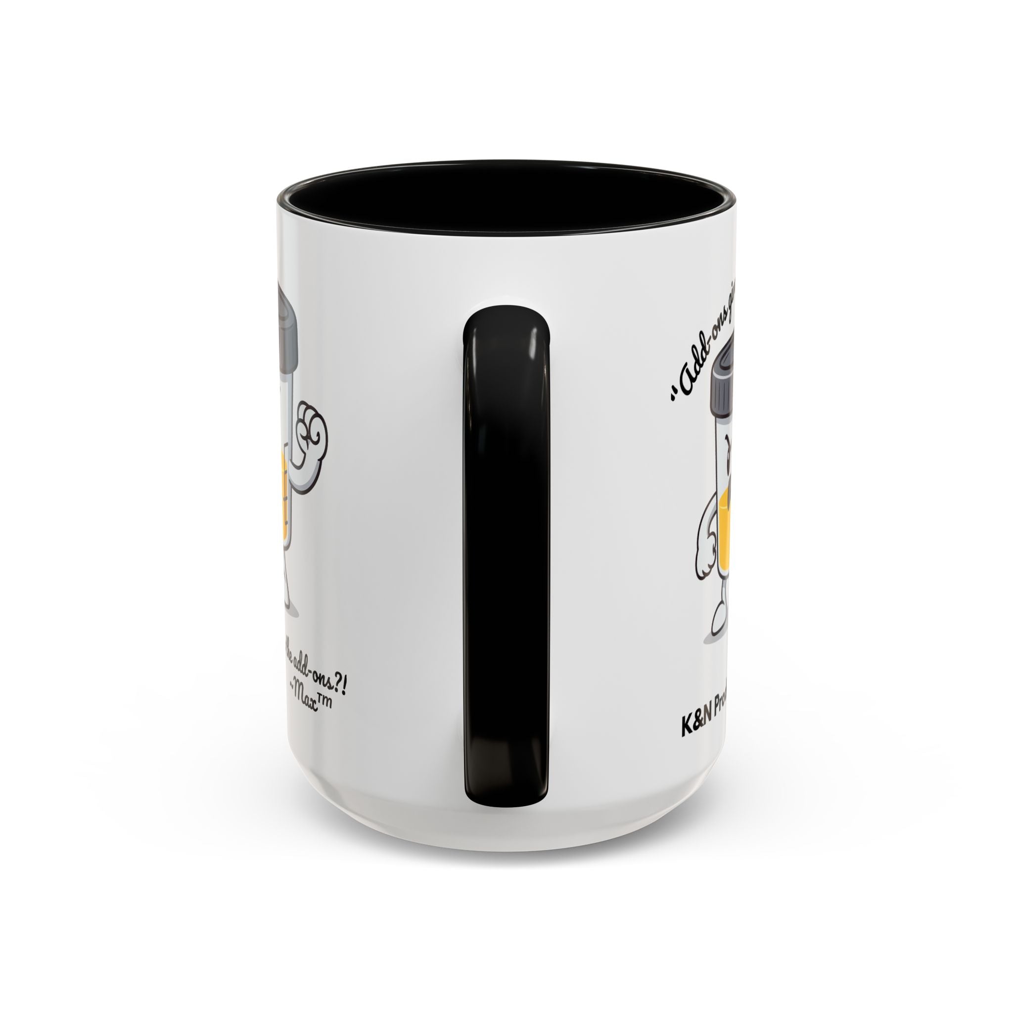 Max™ Double-Sided Specimen Cup Mug – “Add-Ons” Lab Humor by Lab Legends™