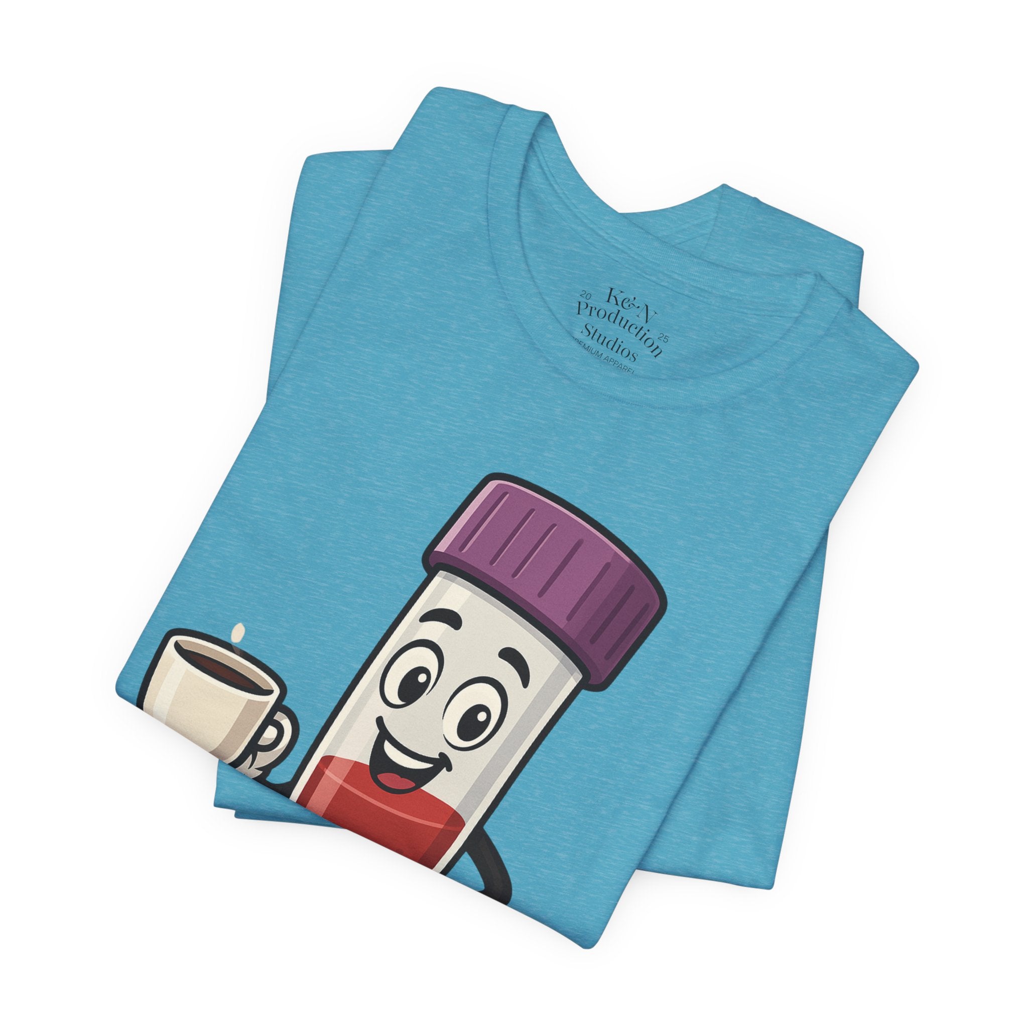 Lab Legends™ Toobey “Here for the Results and Cause Some Drama” Tee – Customizable Healthcare Humor Shirt