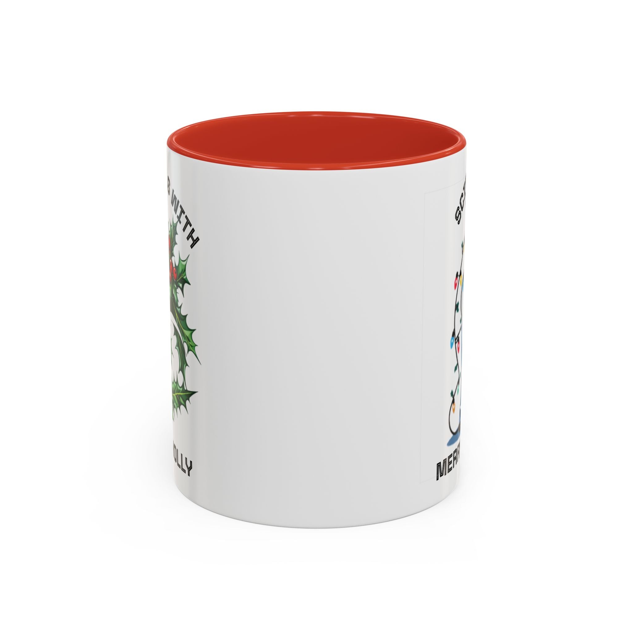 Festive Science Mug – “Science Is Lit” & “Deck the Halls” Dual-Sided Holiday Gift
