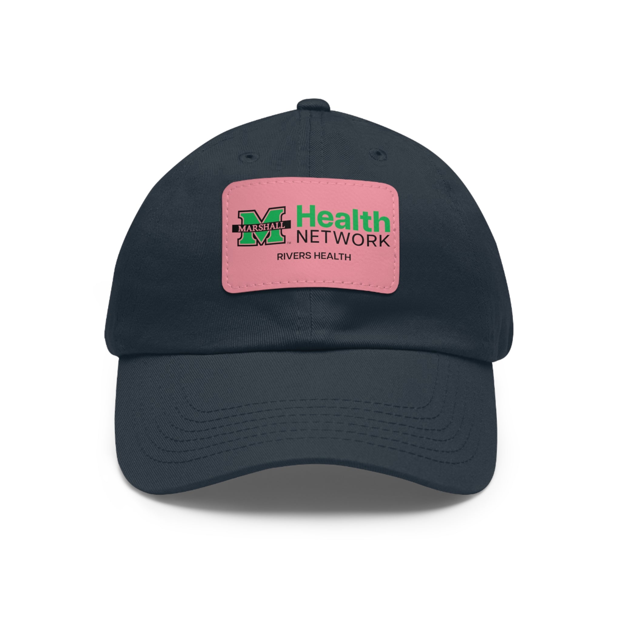 Marshall Health Network Rivers Health Laboratory Employee of the Month Dad Hat with Leather Patch