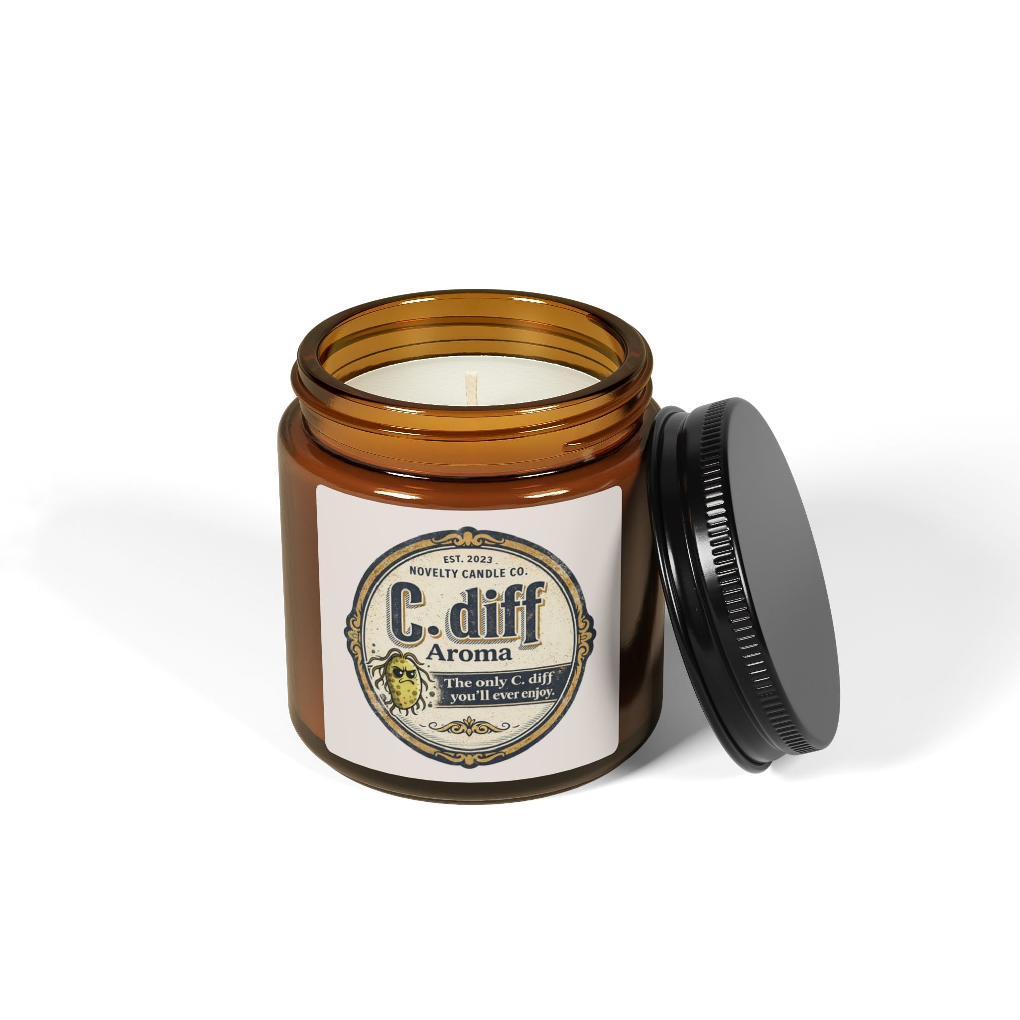 C. diff™ Candle – “The Only C. diff You’ll Ever Enjoy” | Lab Humor Gift