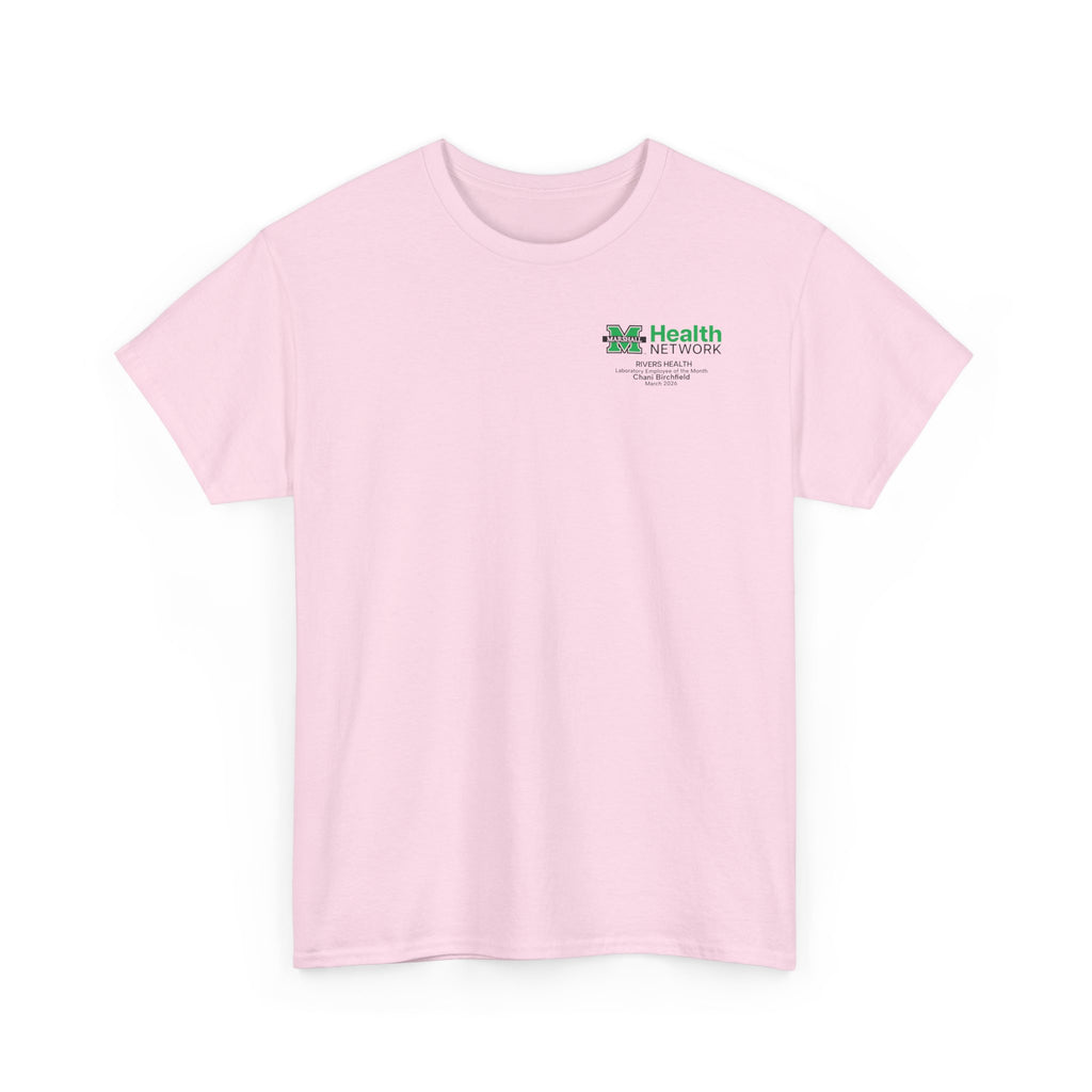 Marshall Health Network Rivers Health Laboratory Employee of the Month Classic Cotton T-Shirt