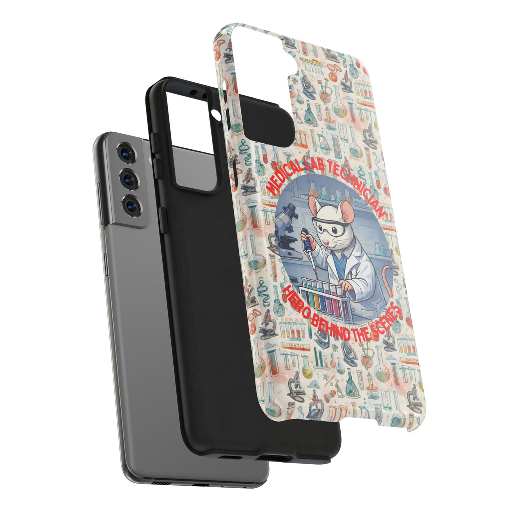 Medical Lab Technician Phone Case — "Lab Life" Cute Lab Mouse Design