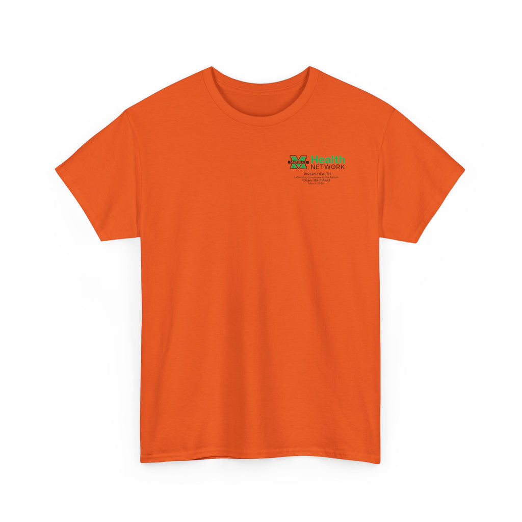 Marshall Health Network Rivers Health Laboratory Employee of the Month Classic Cotton T-Shirt