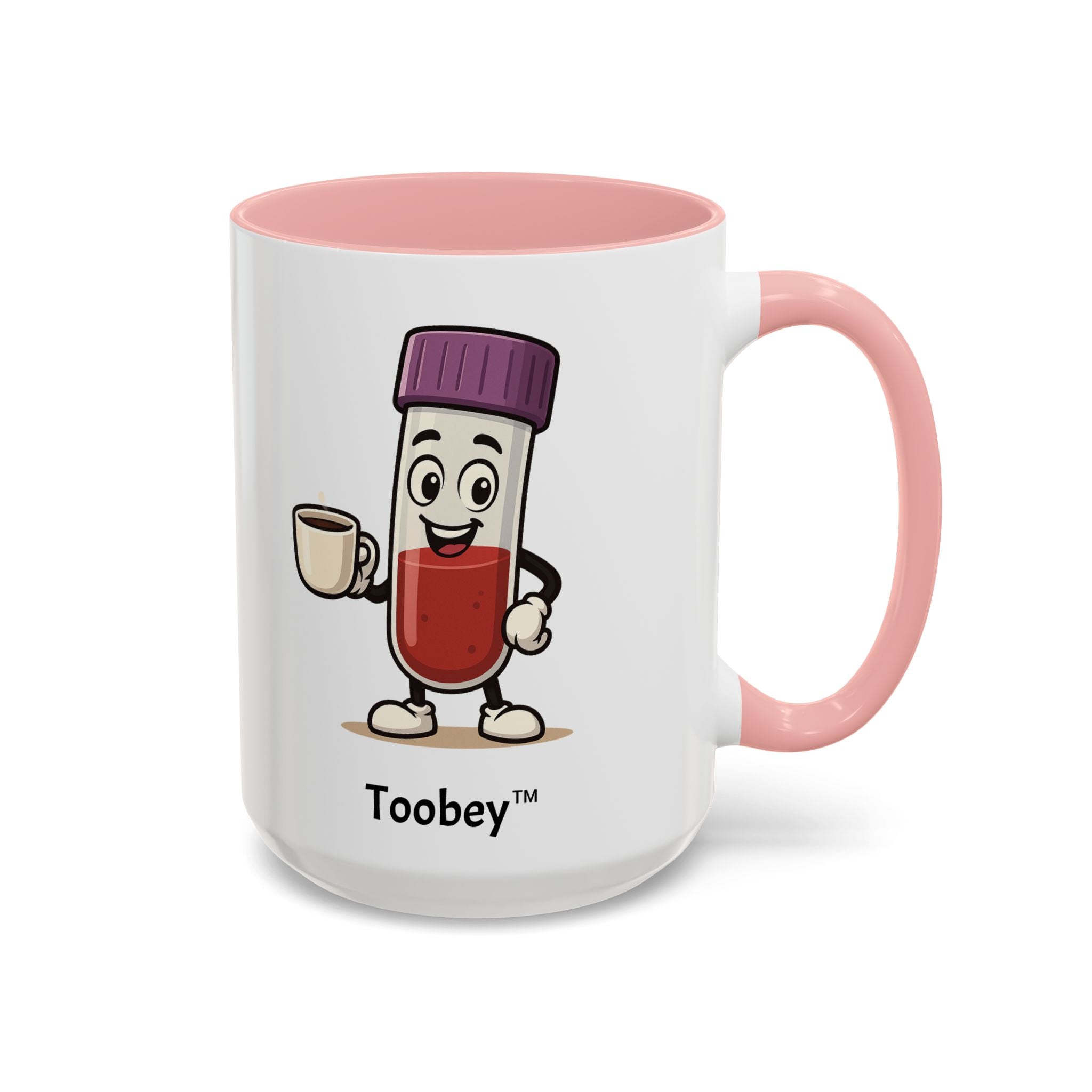 Toobey™ “Here for the Results and Drama” Mug – Customizable Lab Humor Cup by K&N Production Studios