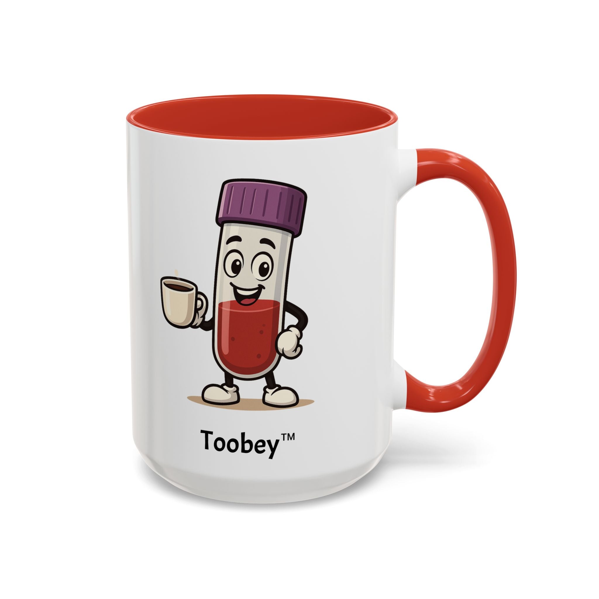 Toobey™ “Here for the Results and Drama” Mug – Customizable Lab Humor Cup by K&N Production Studios
