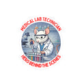 Medical Laboratory Technician 'Hero Behind the Scenes' Lab Rat Vinyl Decal