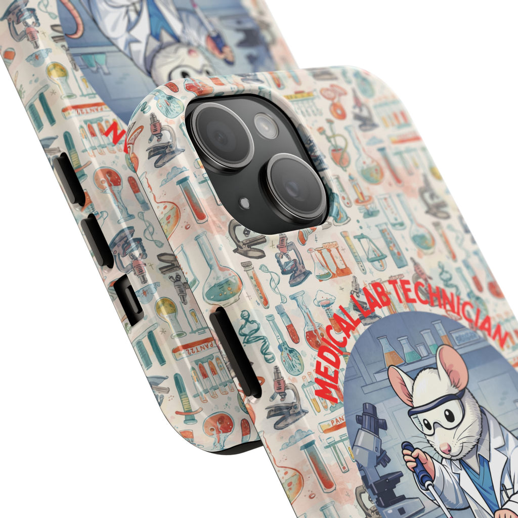 Medical Lab Technician Phone Case — "Lab Life" Cute Lab Mouse Design