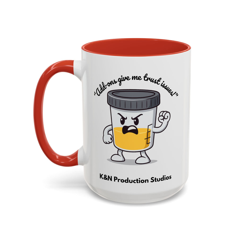 Max™ Double-Sided Specimen Cup Mug – “Add-Ons” Lab Humor by Lab Legends™