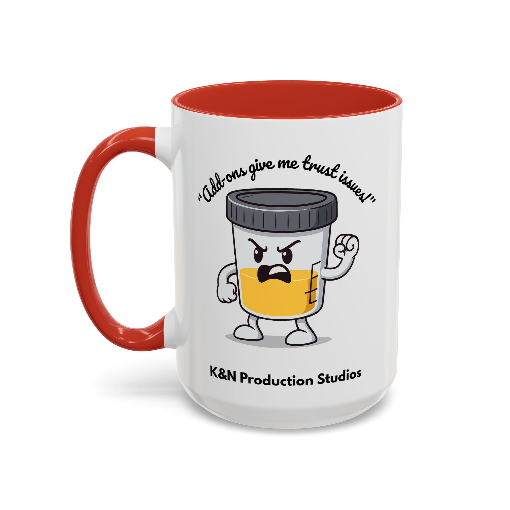 Max™ Double-Sided Specimen Cup Mug – “Add-Ons” Lab Humor by Lab Legends™