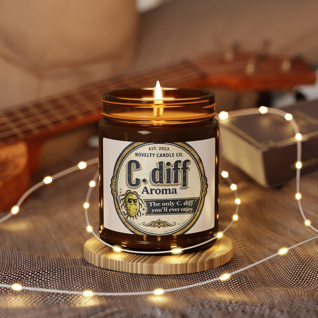 C. diff™ Candle – “The Only C. diff You’ll Ever Enjoy” | Lab Humor Gift