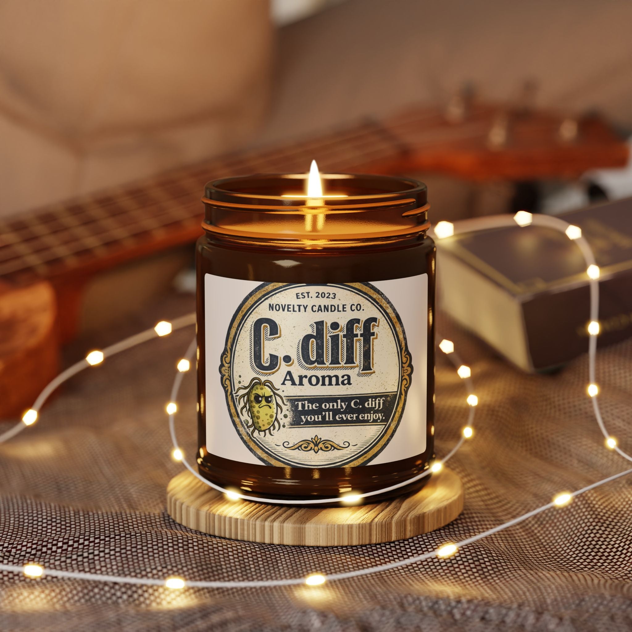C. diff™ Candle – “The Only C. diff You’ll Ever Enjoy” | Lab Humor Gift