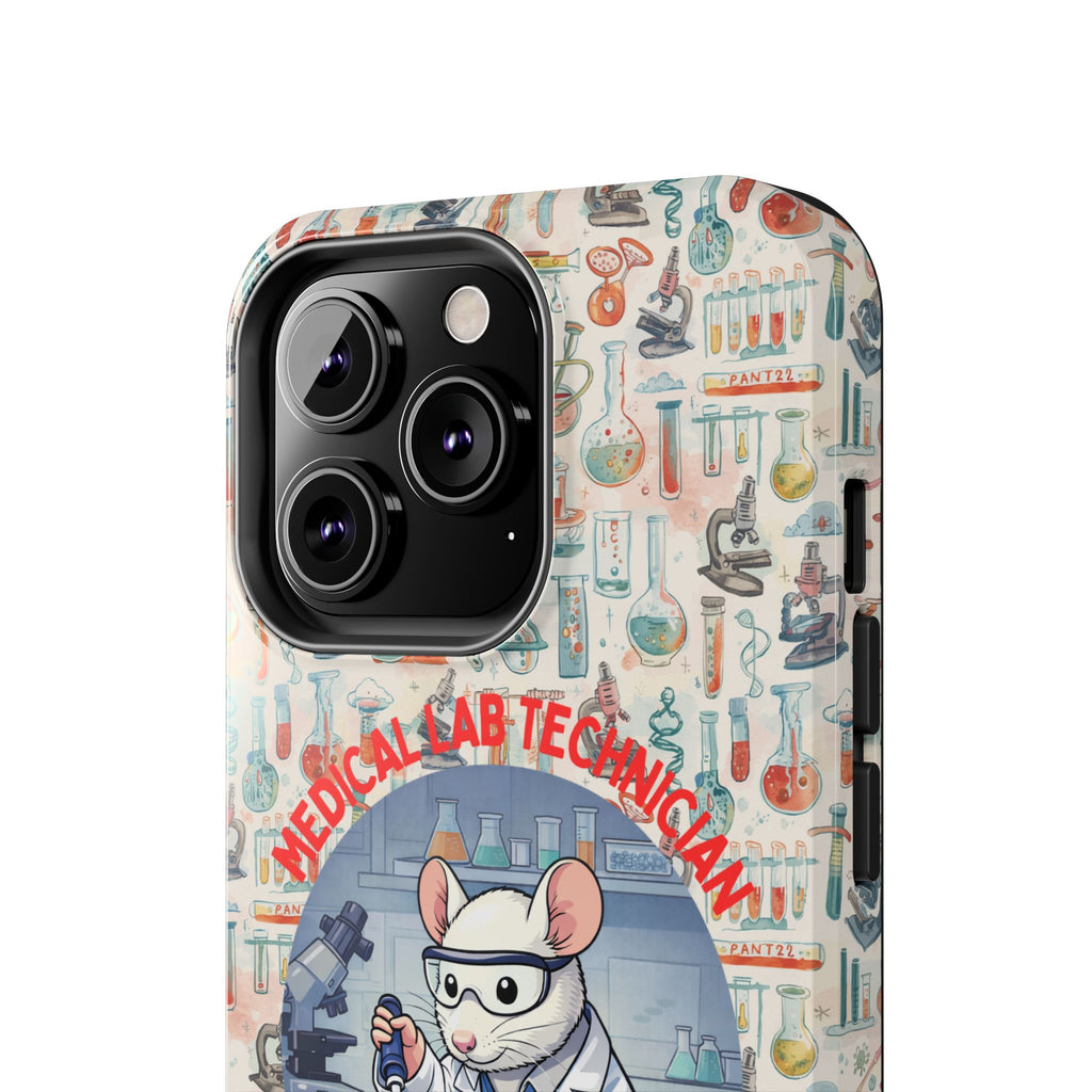 Medical Lab Technician Phone Case — "Lab Life" Cute Lab Mouse Design