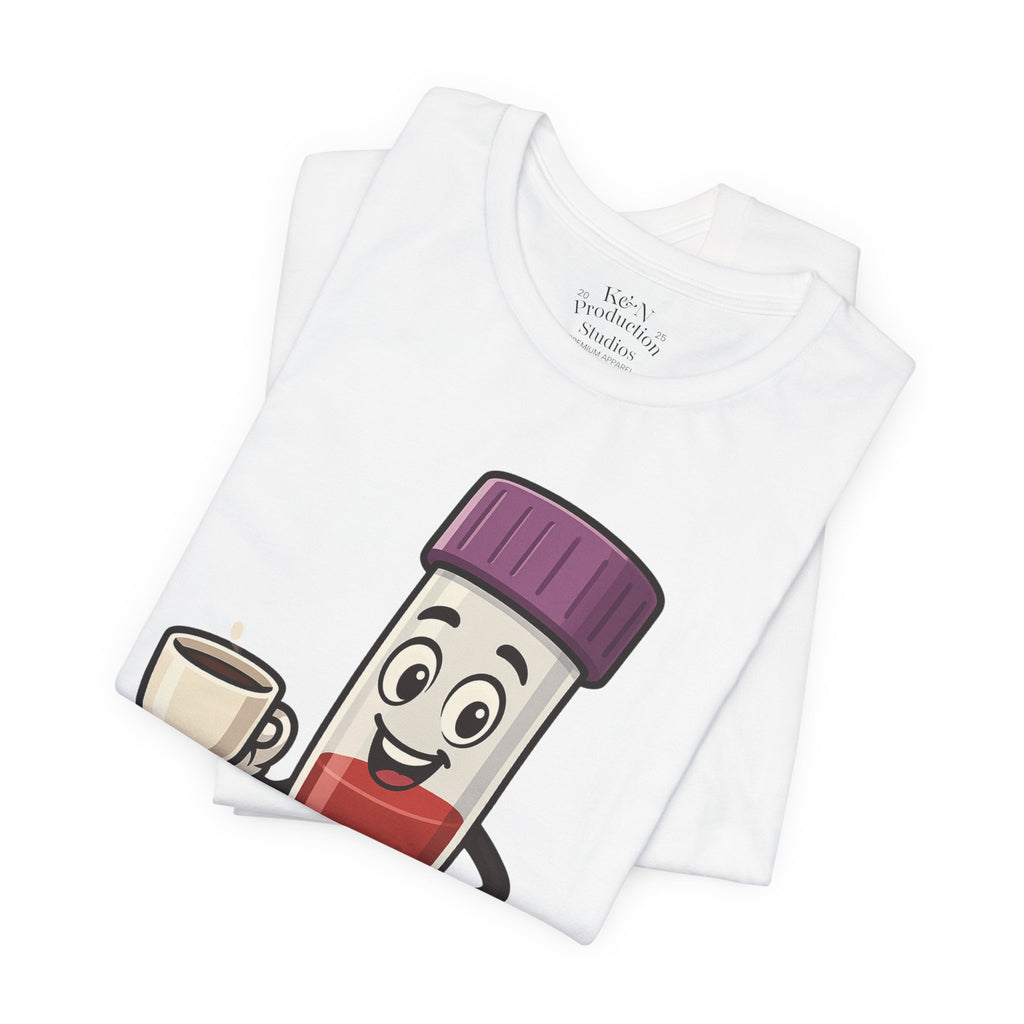 Lab Legends™ Toobey “Here for the Results and Cause Some Drama” Tee – Customizable Healthcare Humor Shirt