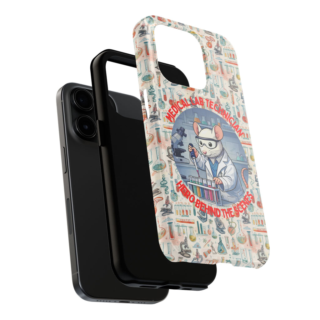Medical Lab Technician Phone Case — "Lab Life" Cute Lab Mouse Design