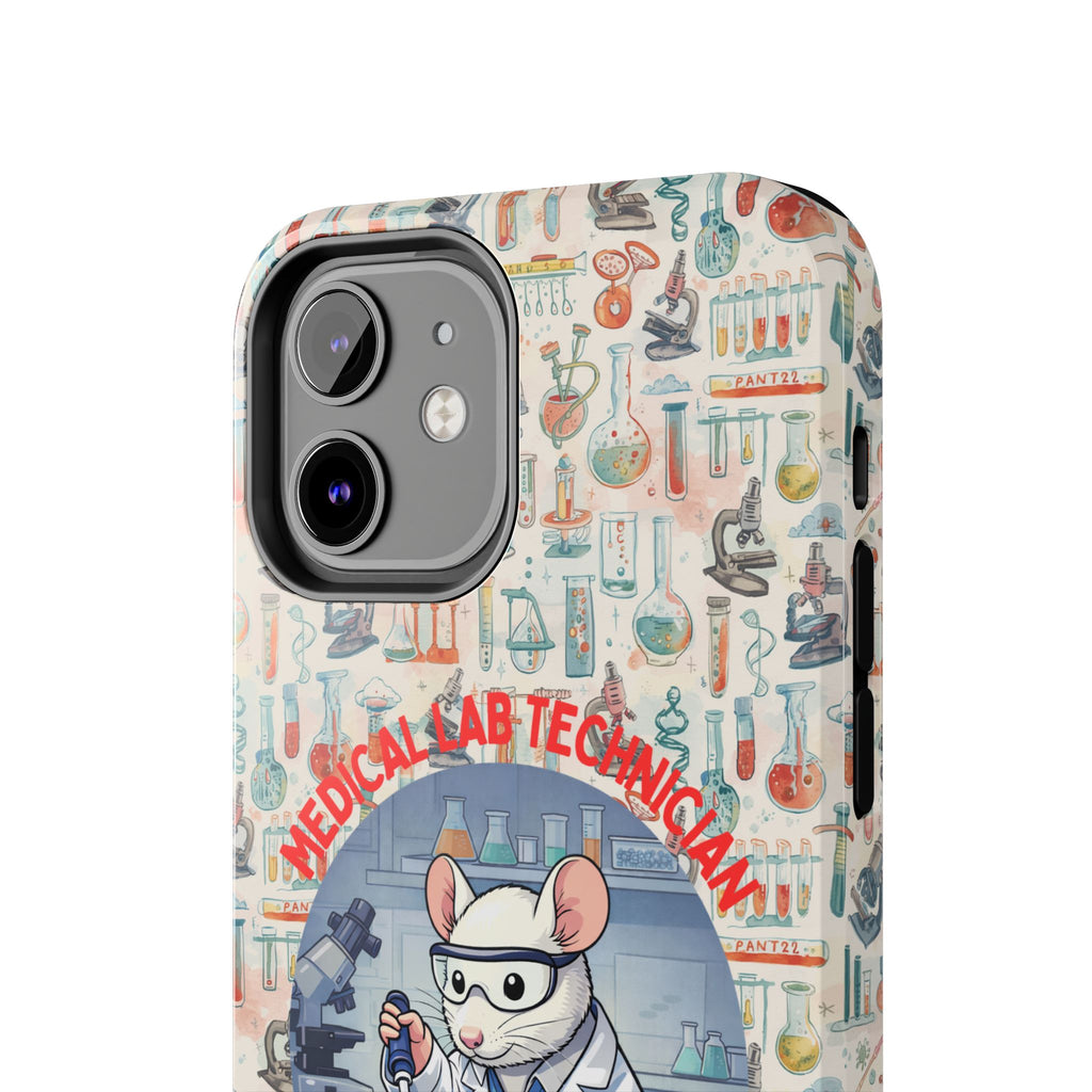 Medical Lab Technician Phone Case — "Lab Life" Cute Lab Mouse Design