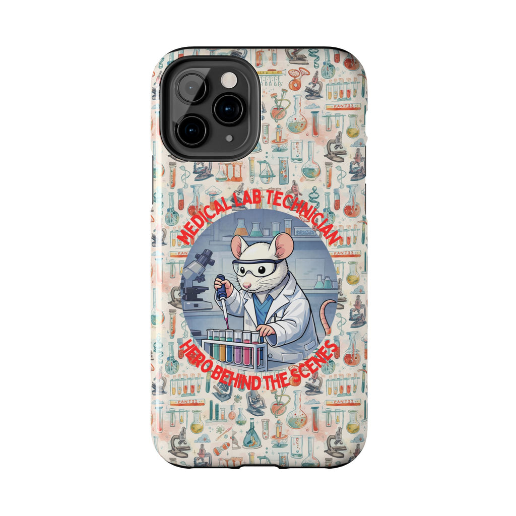 Medical Lab Technician Phone Case — "Lab Life" Cute Lab Mouse Design