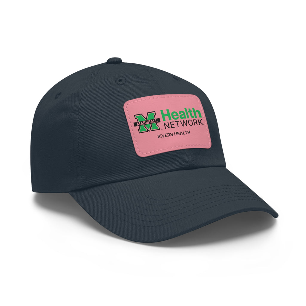 Marshall Health Network Rivers Health Laboratory Employee of the Month Dad Hat with Leather Patch