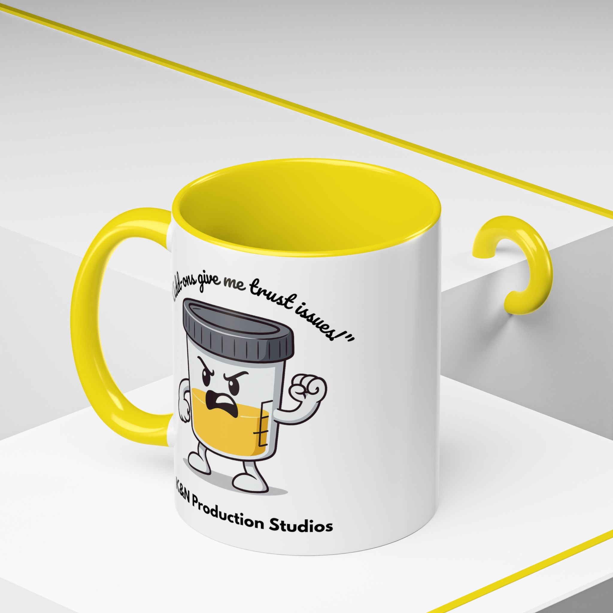 Max™ Double-Sided Specimen Cup Mug – “Add-Ons” Lab Humor by Lab Legends™
