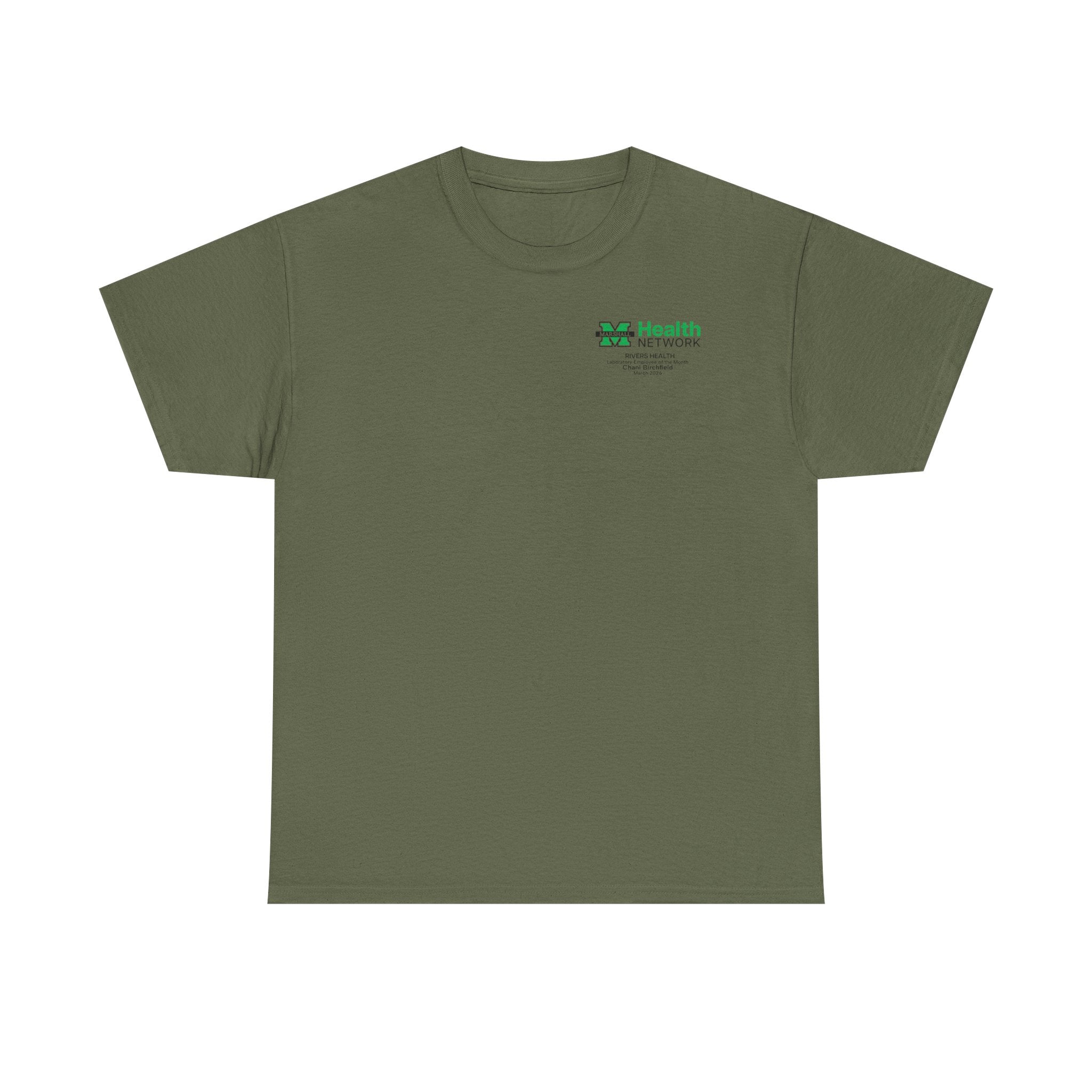 Marshall Health Network Rivers Health Laboratory Employee of the Month Classic Cotton T-Shirt