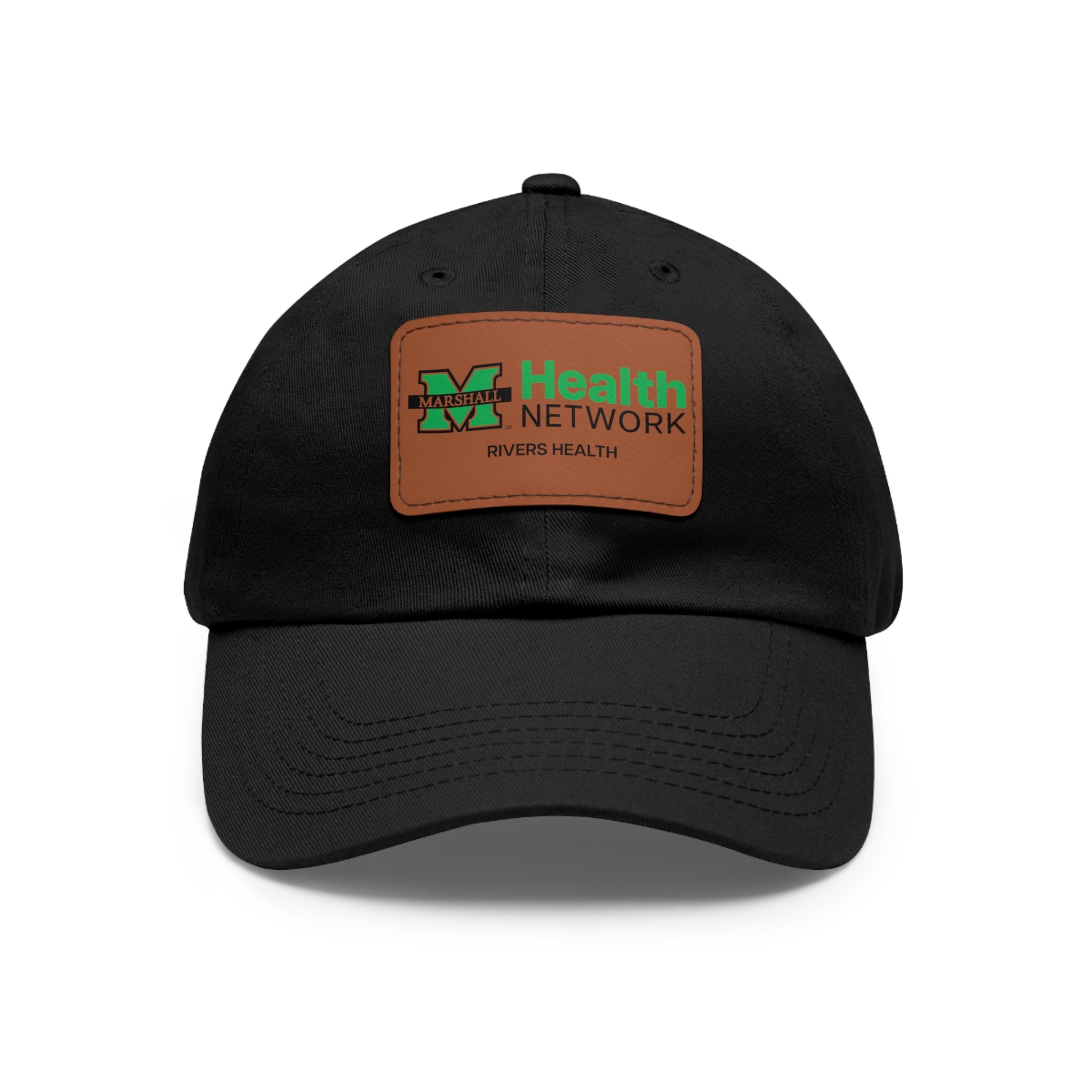 Marshall Health Network Rivers Health Laboratory Employee of the Month Dad Hat with Leather Patch