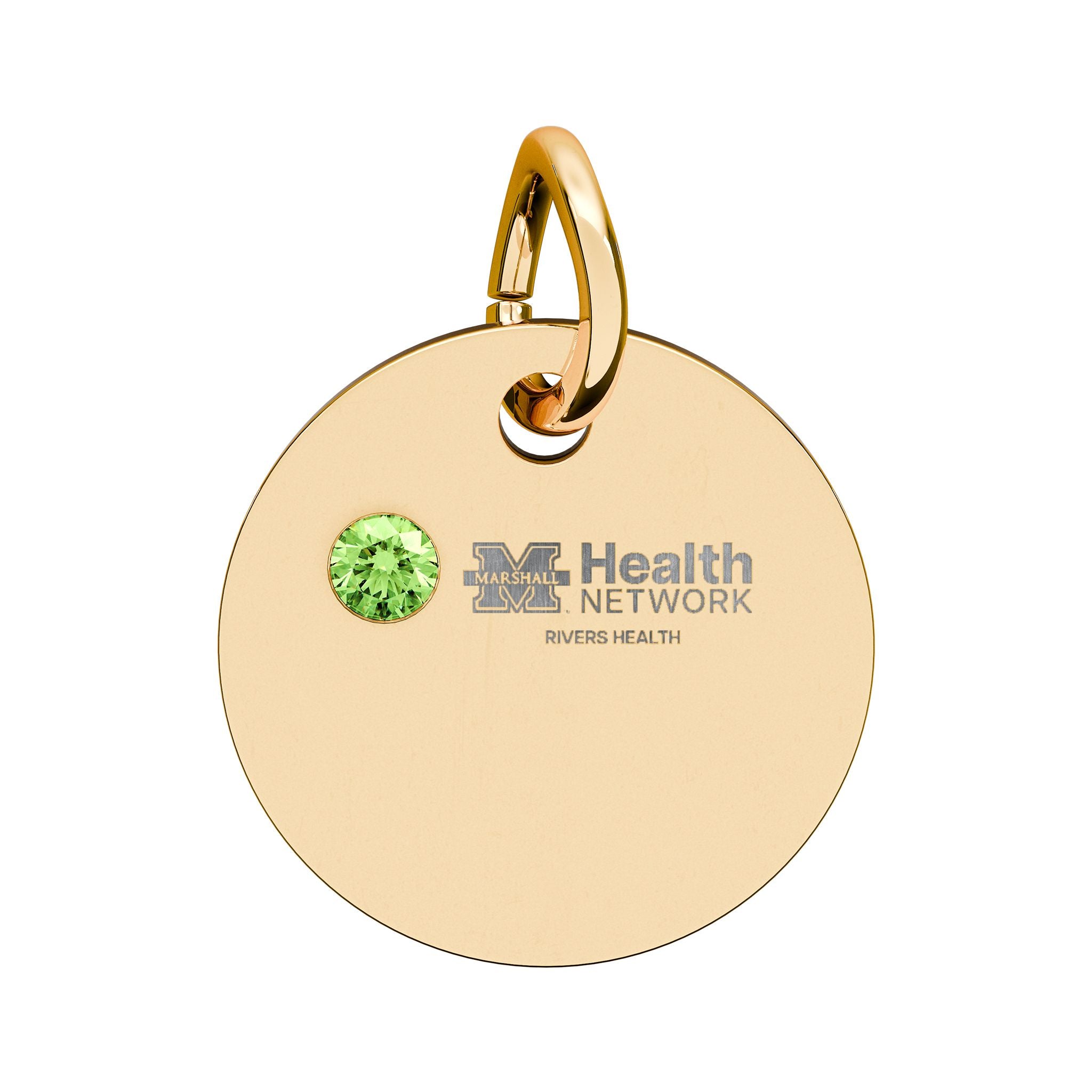 Marshall Health Network Rivers Health Laboratory Employee of the Month Birthstone Charm