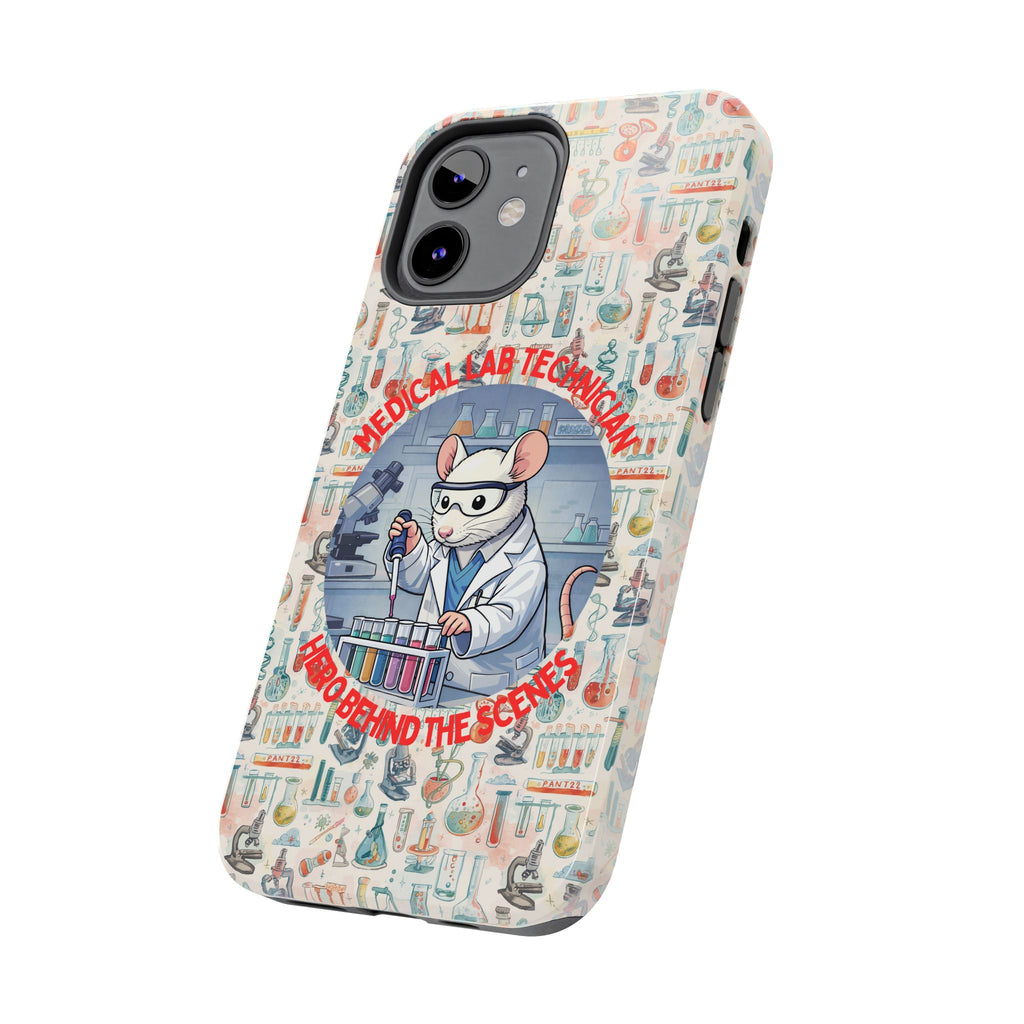 Medical Lab Technician Phone Case — "Lab Life" Cute Lab Mouse Design