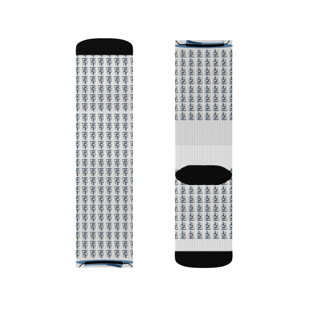 Festive Microscope Christmas Crew Socks – Lab Life Holiday Style