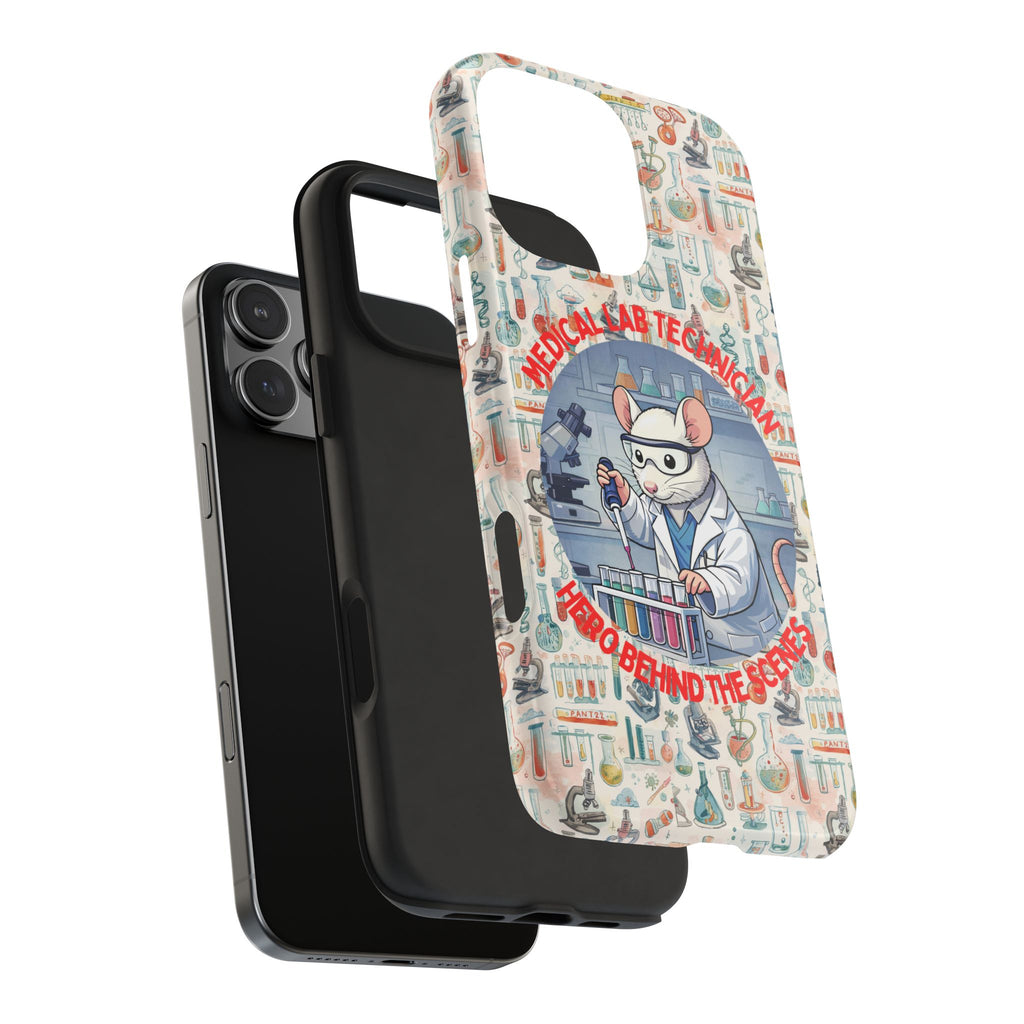 Medical Lab Technician Phone Case — "Lab Life" Cute Lab Mouse Design