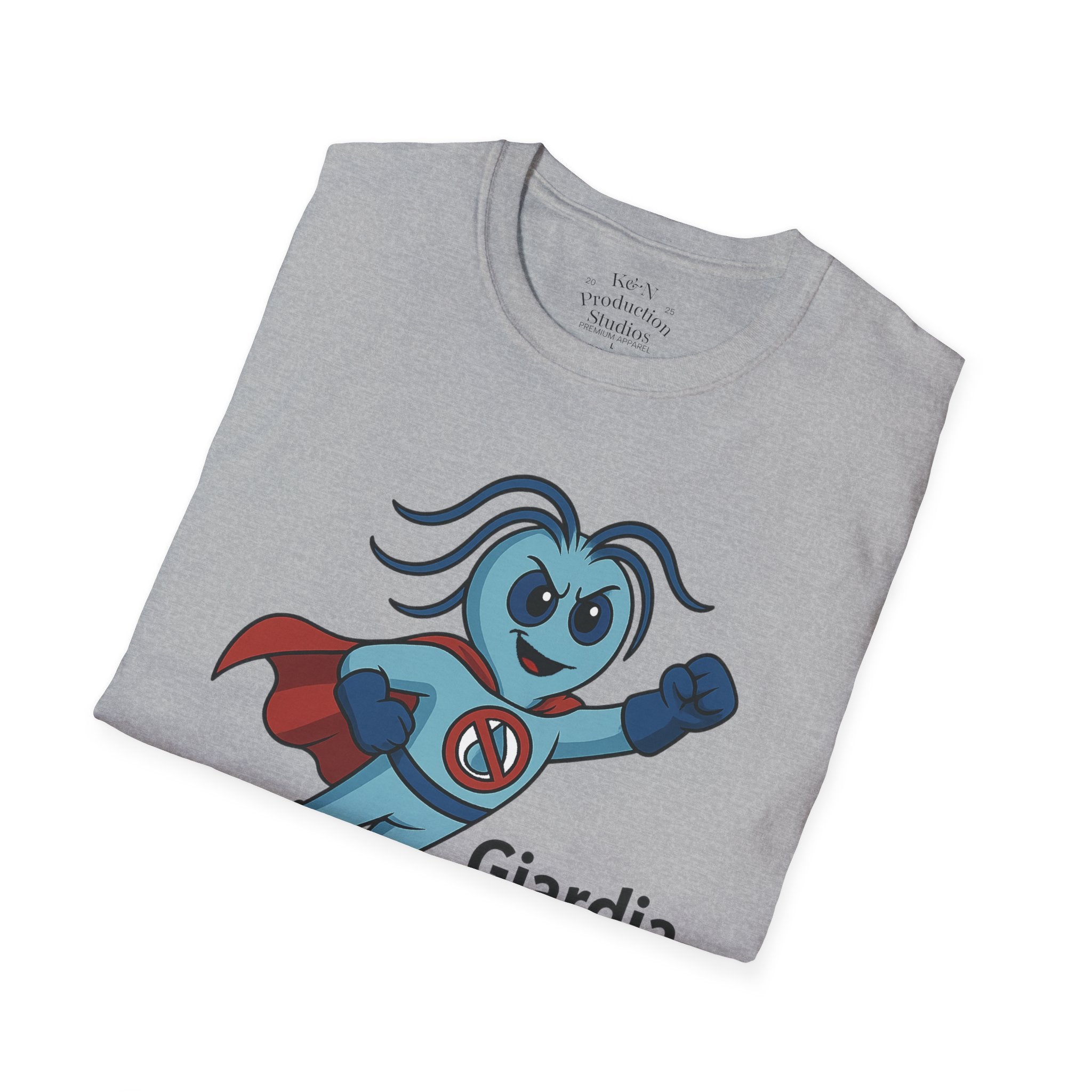 Giardia George™ Hero Tee – "Without the Lab, It’s Just a Guess"