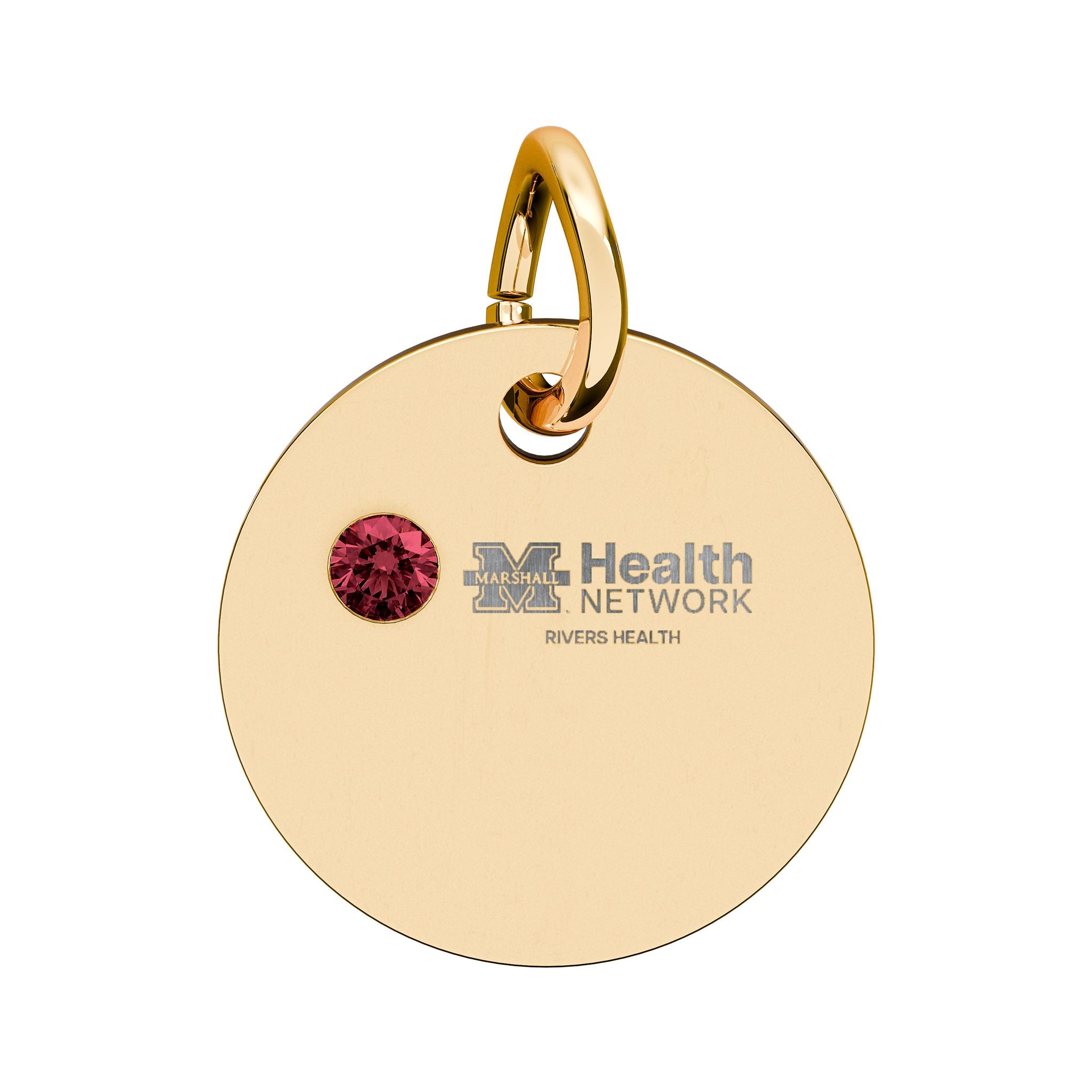 Marshall Health Network Rivers Health Laboratory Employee of the Month Birthstone Charm