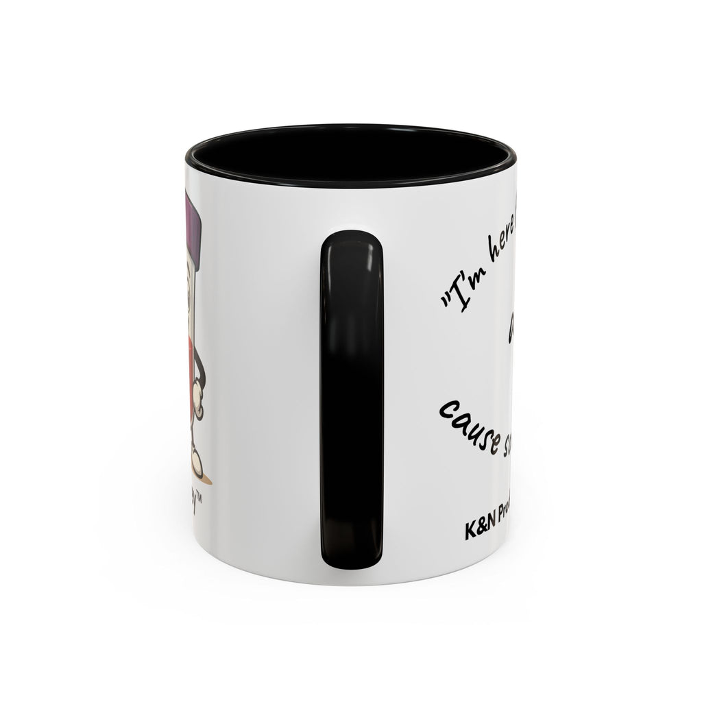 Toobey™ “Here for the Results and Drama” Mug – Customizable Lab Humor Cup by K&N Production Studios
