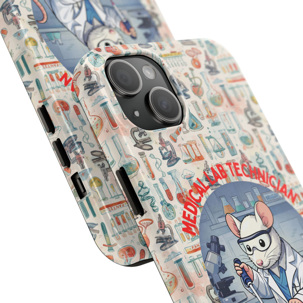 Medical Lab Technician Phone Case — "Lab Life" Cute Lab Mouse Design