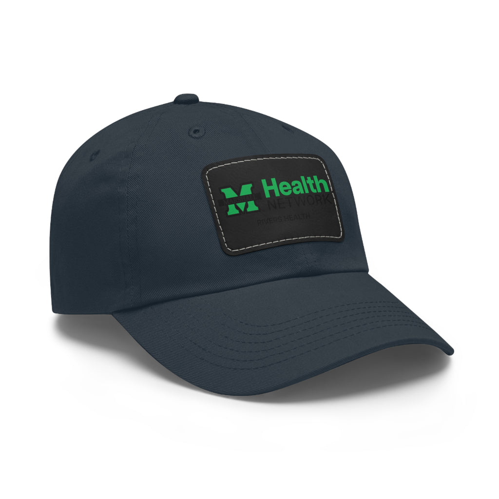 Marshall Health Network Rivers Health Laboratory Employee of the Month Dad Hat with Leather Patch