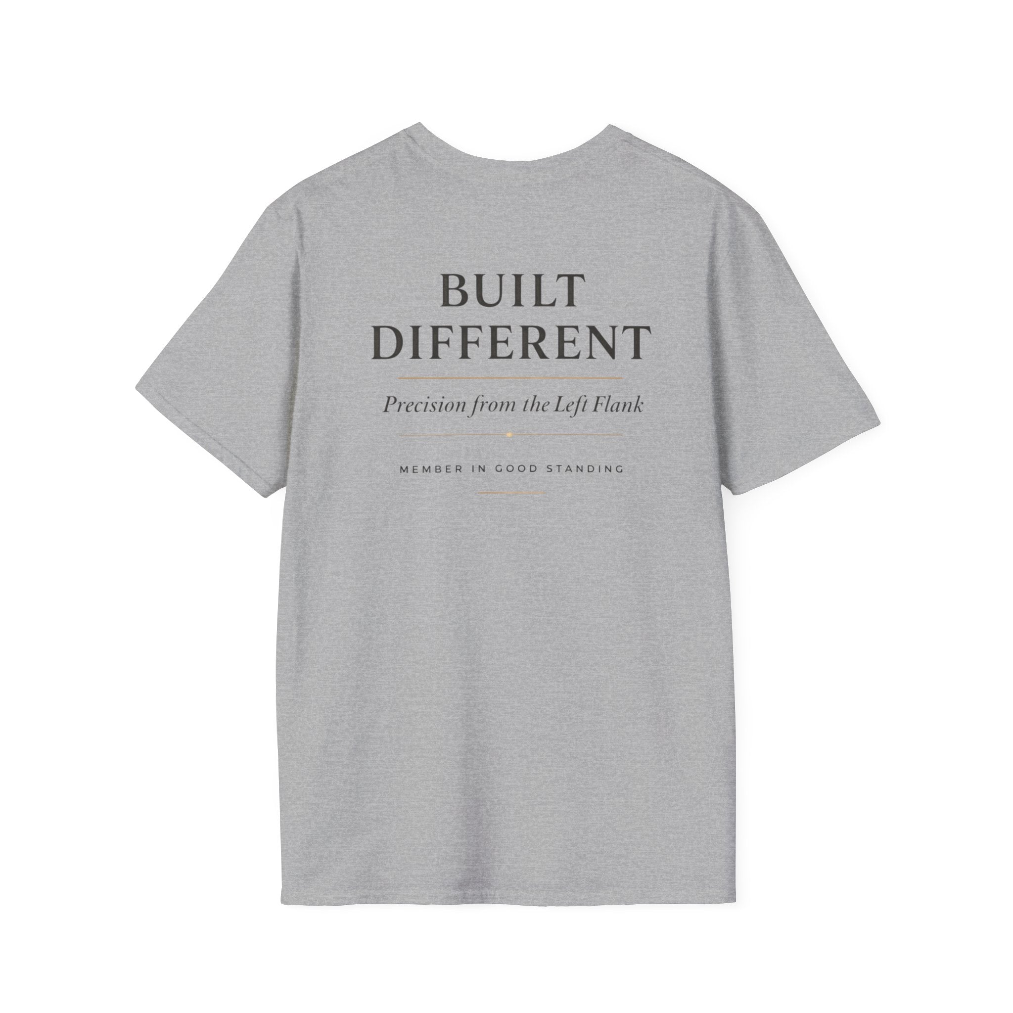 Southpaw Society “Built Different” T-Shirt — Left-Handed 10% Founding Edition Graphic Tee