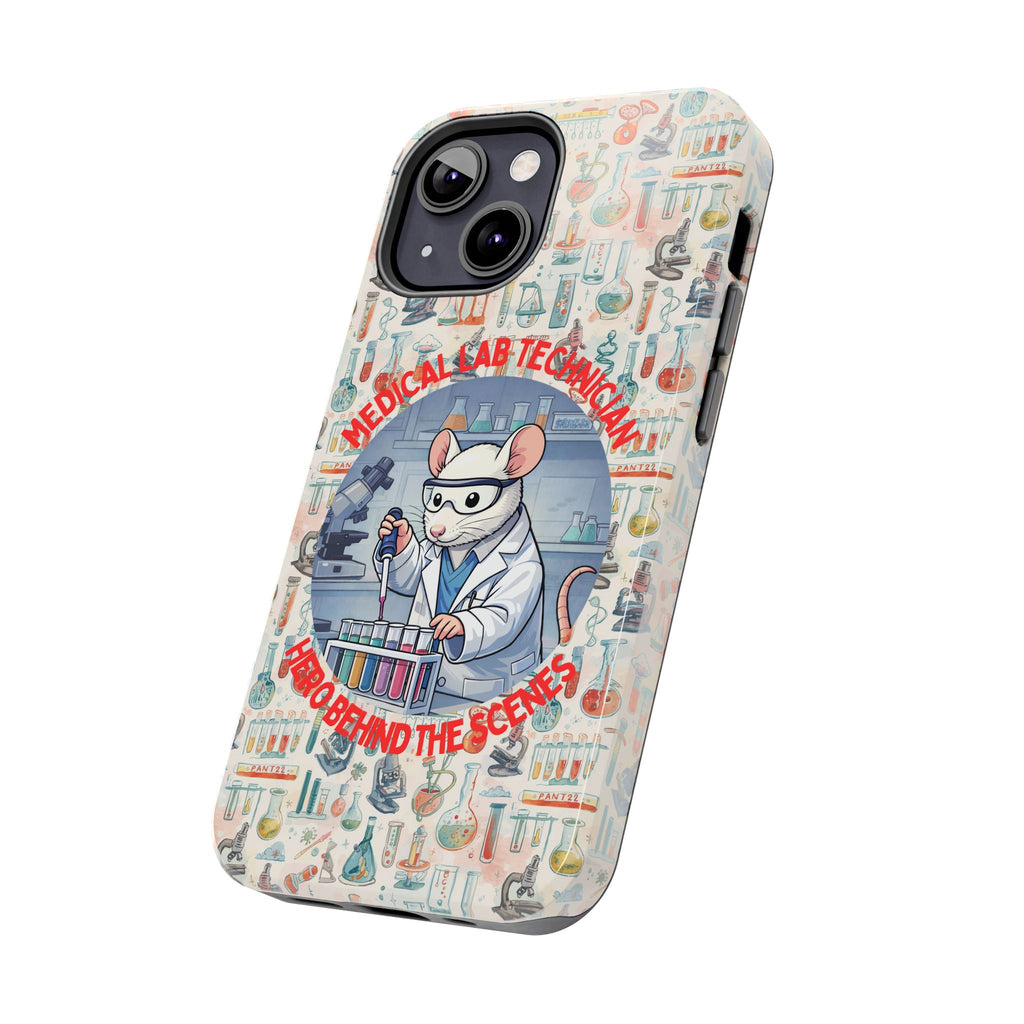 Medical Lab Technician Phone Case — "Lab Life" Cute Lab Mouse Design