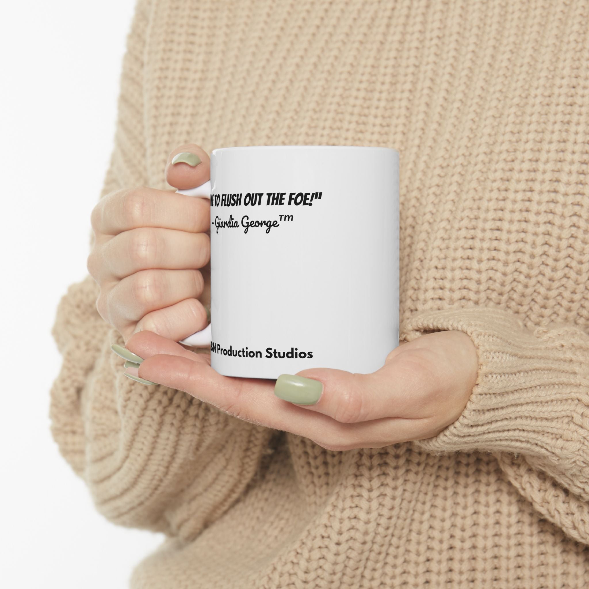 Giardia George™ – "Time to Flush Out the Foe" Mug