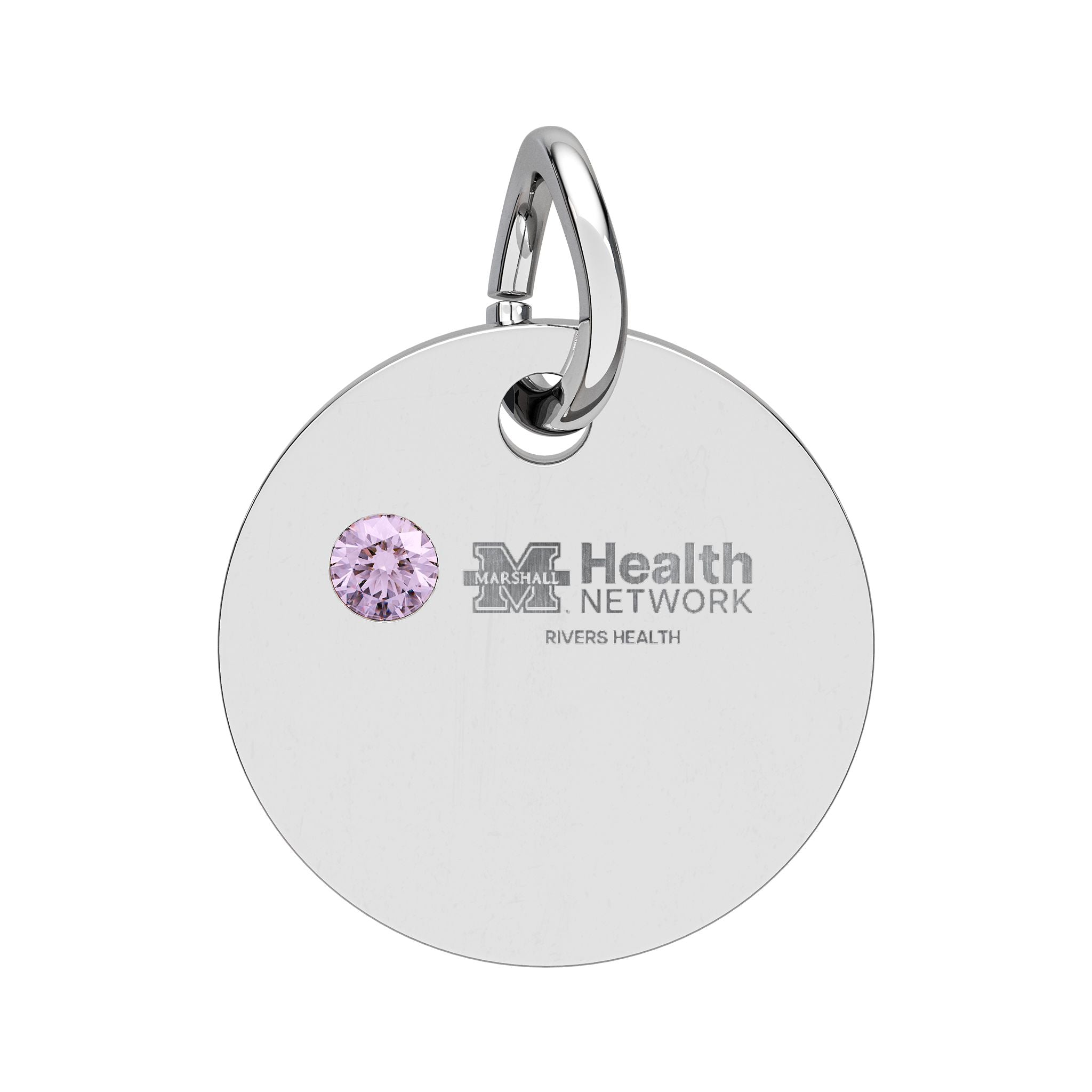 Marshall Health Network Rivers Health Laboratory Employee of the Month Birthstone Charm