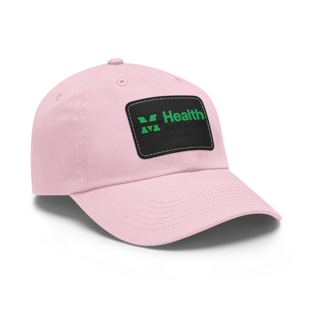 Marshall Health Network Rivers Health Laboratory Employee of the Month Dad Hat with Leather Patch