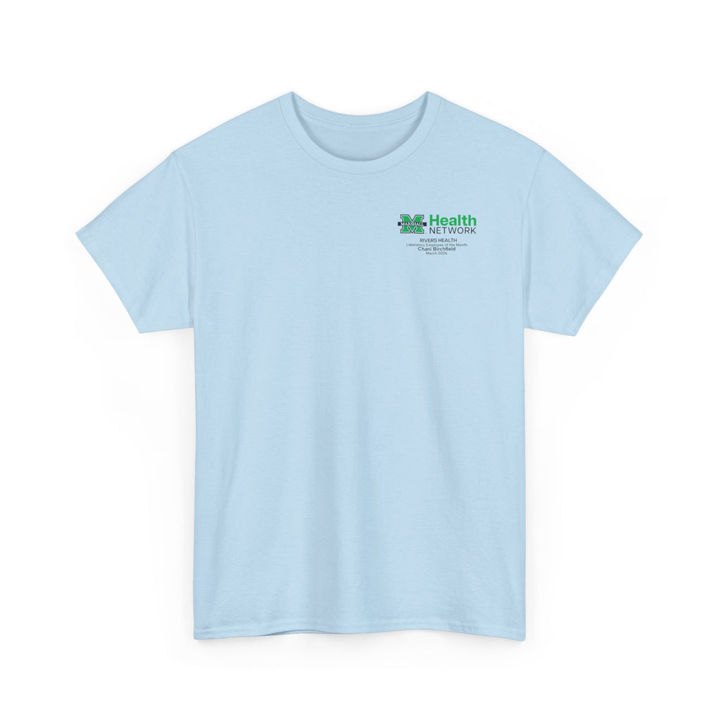 Marshall Health Network Rivers Health Laboratory Employee of the Month Classic Cotton T-Shirt