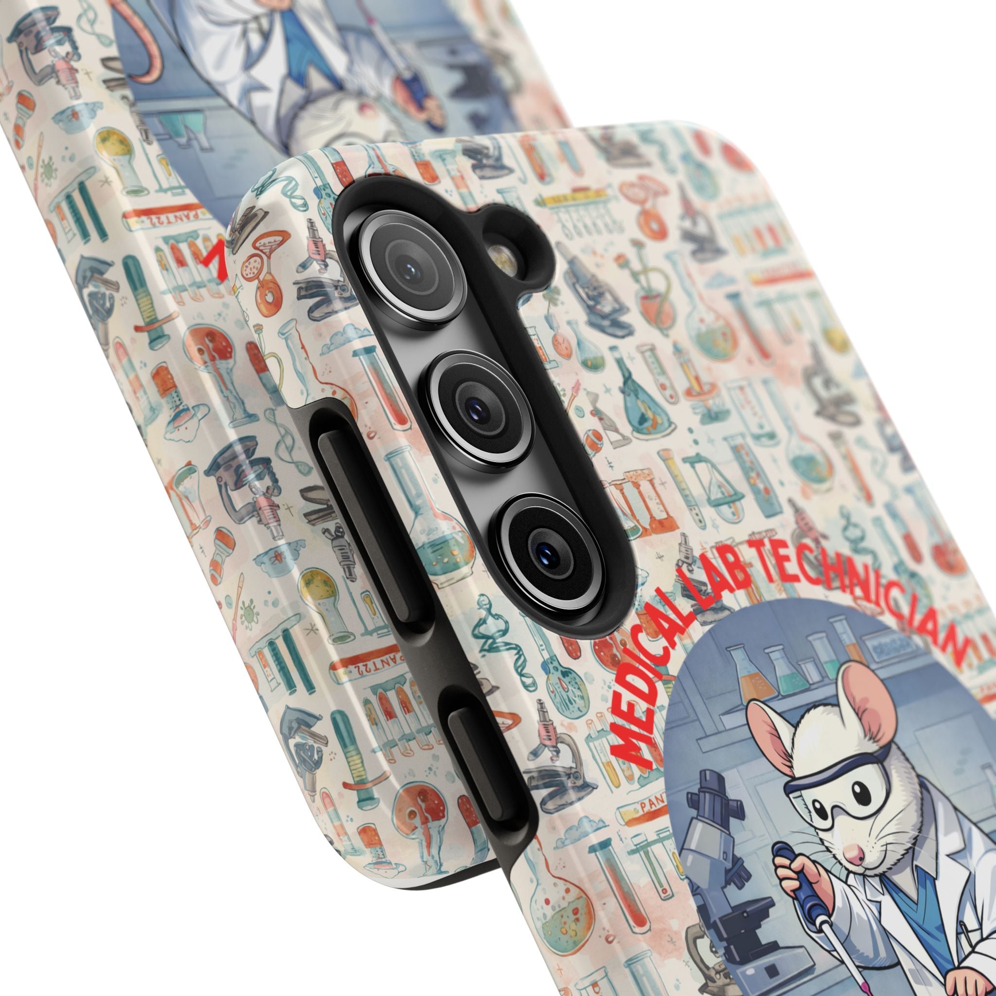 Medical Lab Technician Phone Case — "Lab Life" Cute Lab Mouse Design