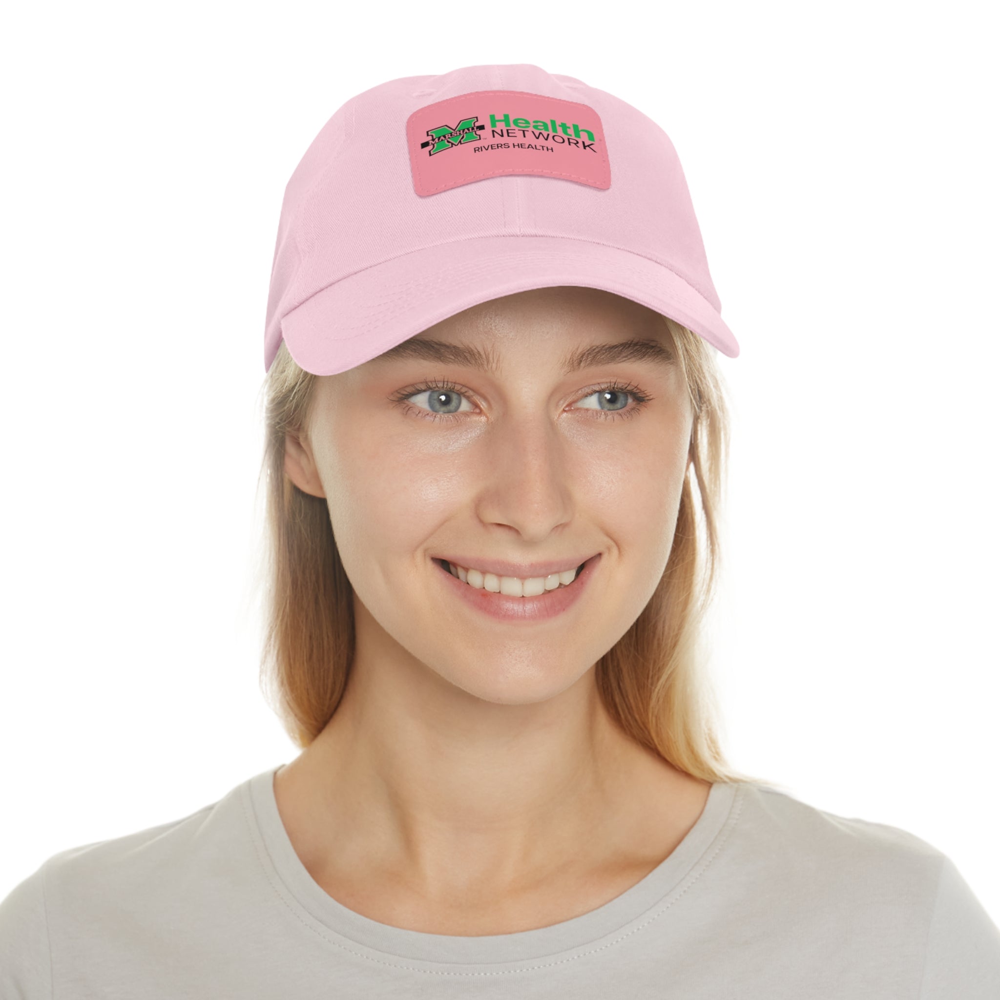 Marshall Health Network Rivers Health Laboratory Employee of the Month Dad Hat with Leather Patch