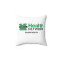 Marshall Health Network Rivers Health Laboratory Employee of the Month Spun Polyester Square Throw Pillow