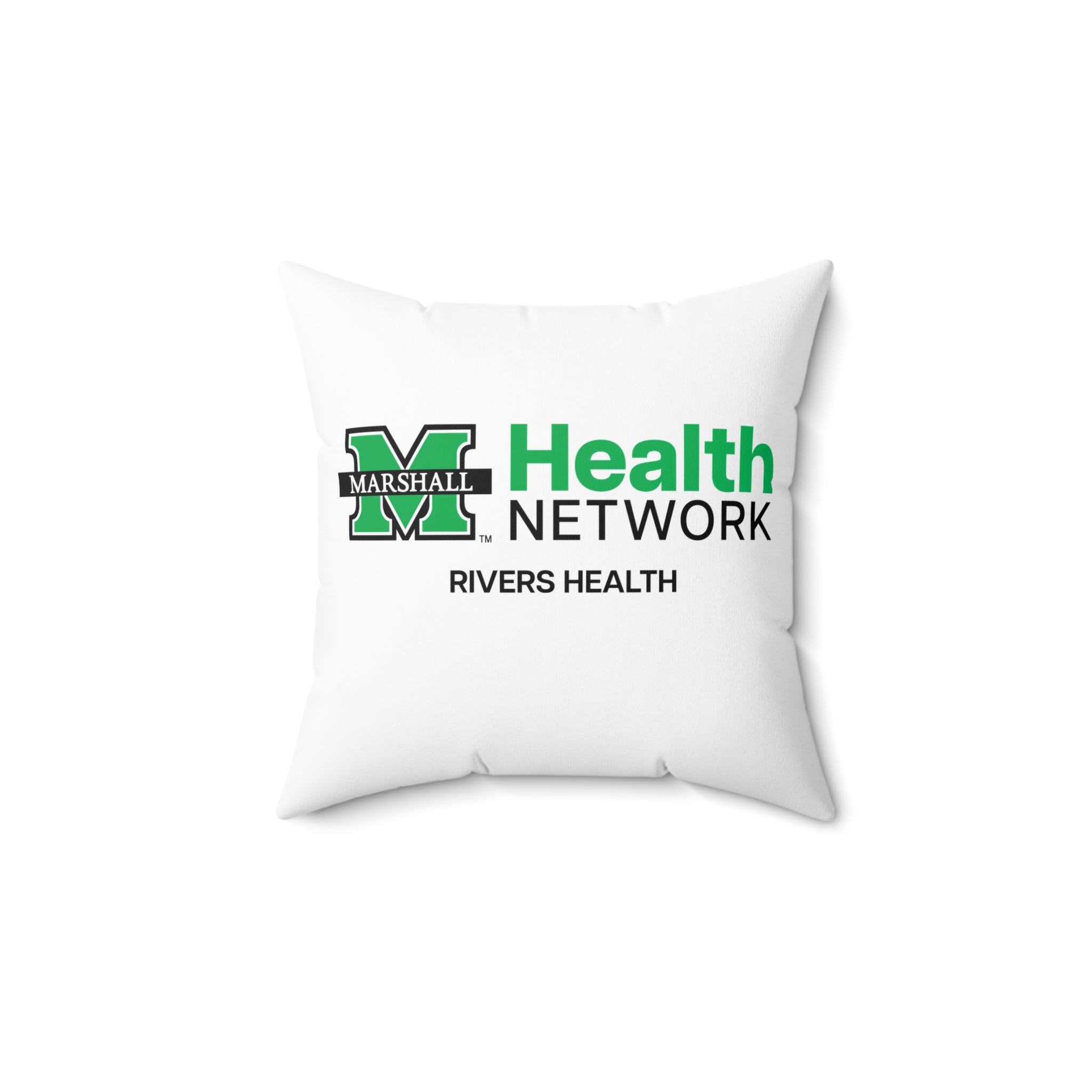 Marshall Health Network Rivers Health Laboratory Employee of the Month Spun Polyester Square Throw Pillow