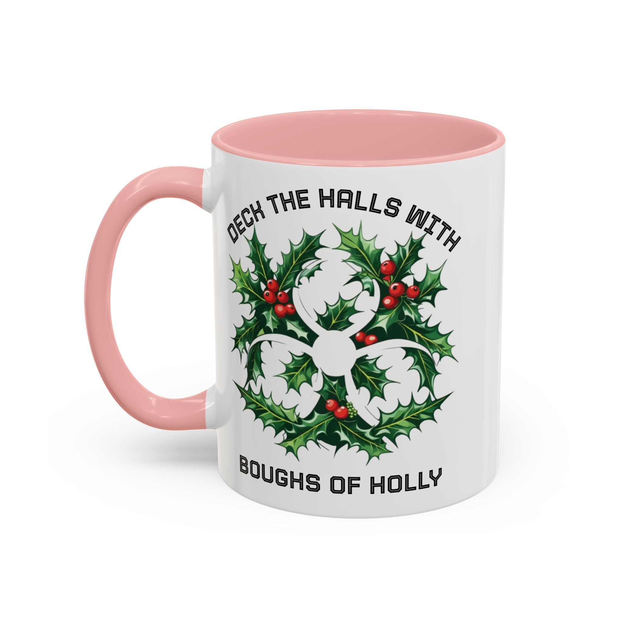 Festive Science Mug – “Science Is Lit” & “Deck the Halls” Dual-Sided Holiday Gift