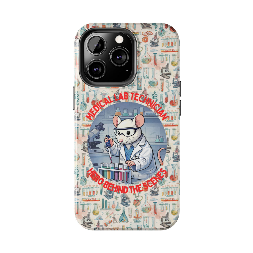 Medical Lab Technician Phone Case — "Lab Life" Cute Lab Mouse Design