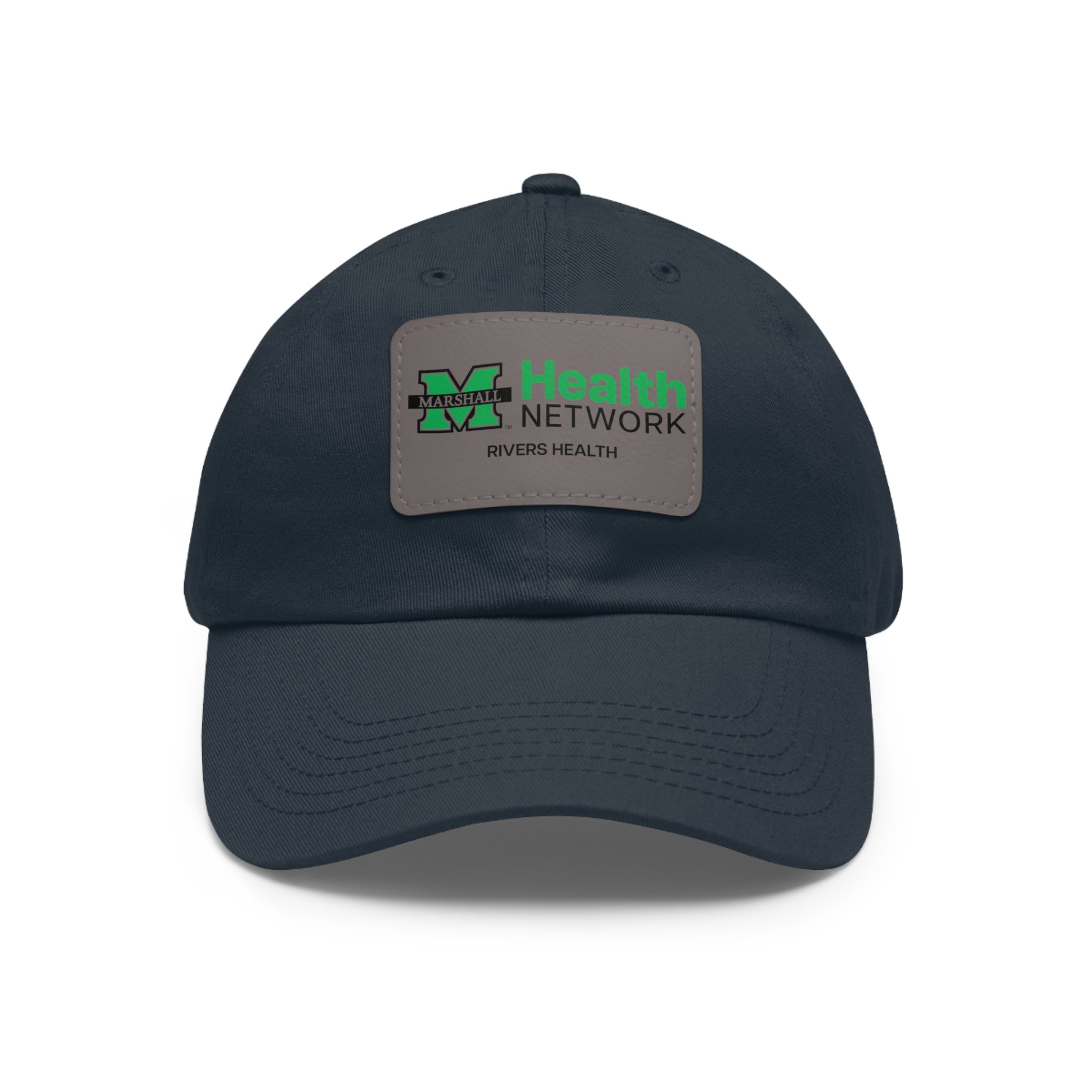 Marshall Health Network Rivers Health Laboratory Employee of the Month Dad Hat with Leather Patch