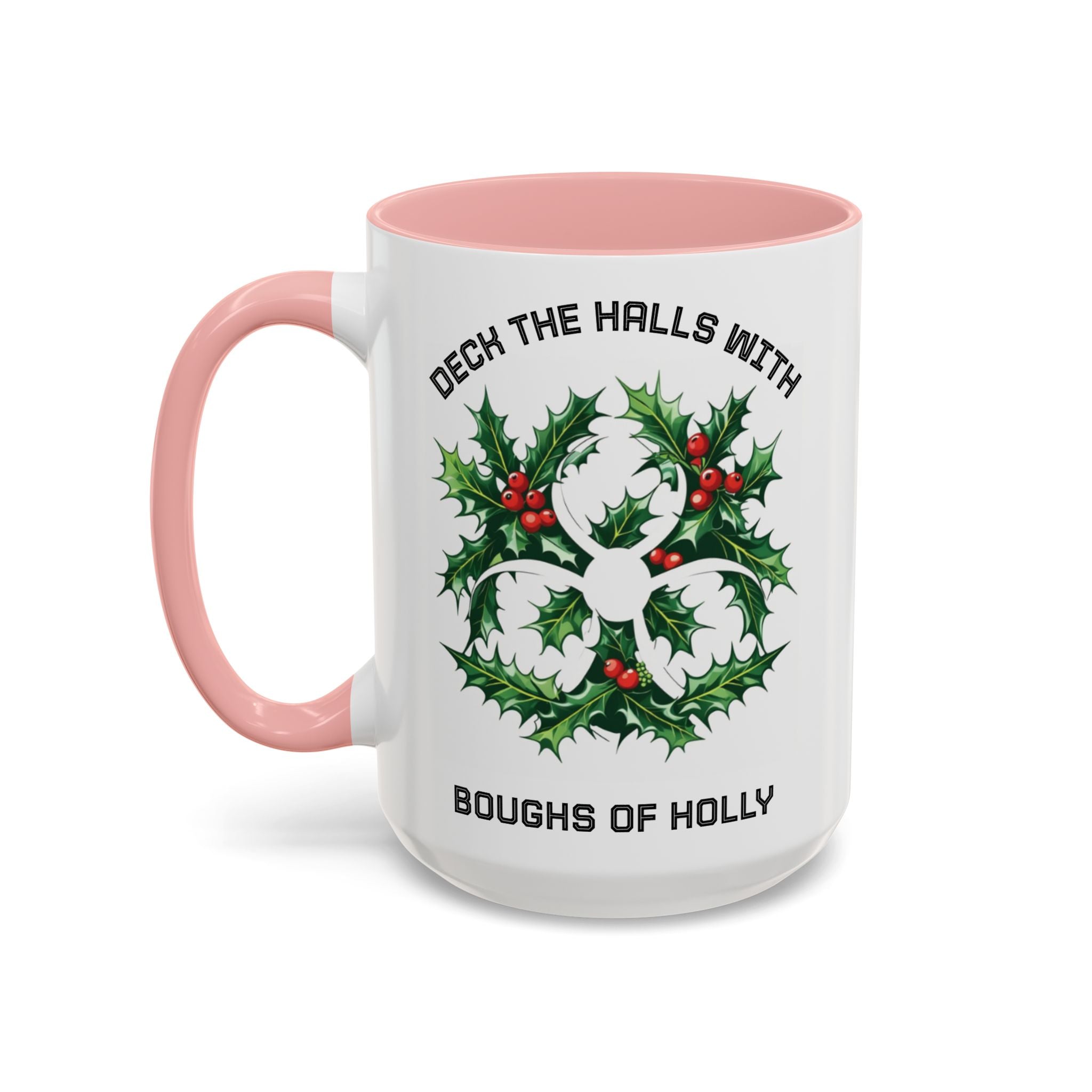 Festive Science Mug – “Science Is Lit” & “Deck the Halls” Dual-Sided Holiday Gift