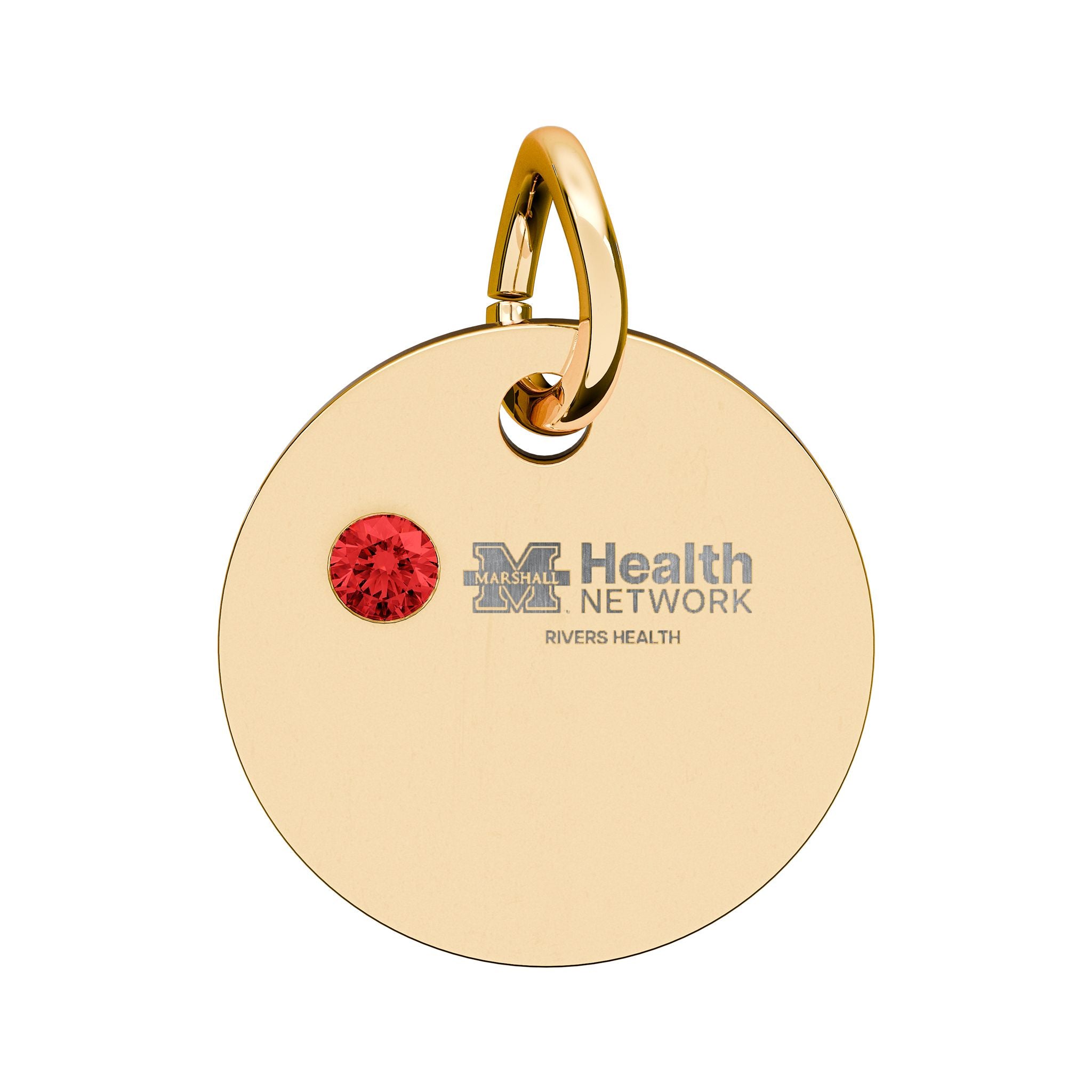 Marshall Health Network Rivers Health Laboratory Employee of the Month Birthstone Charm