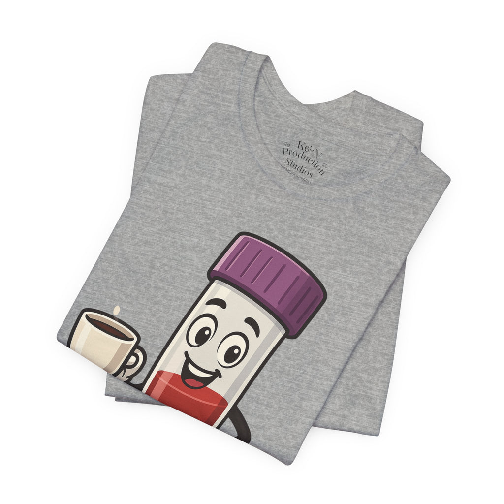 Lab Legends™ Toobey “Here for the Results and Cause Some Drama” Tee – Customizable Healthcare Humor Shirt